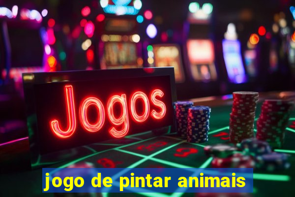 jogo de pintar animais